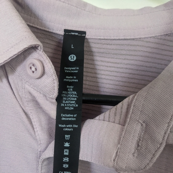 Lululemon Evolution Polo | Wild Berry Color - Picture 2 of 3
